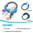 Dental Matrix Bands Clamp Ring Sectional Matrix System Wedge Plier Repair Kit C3
