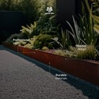 Worth Galvanized Steel Landscape Edging Roll With 8 Stakes  8  X 25   open Box 