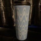 Starbucks 2017 Insulated 16oz Stainless Steel Tumbler Blue Waves New See Details