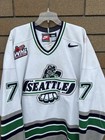 Seattle Thunderbirds Game Worn Autographed Aaron Gagnon Whl Hockey Jersey Nike