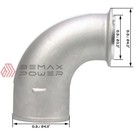 90 Degree Turbo Outlet Elbow For Detroit Diesel Series 60 12 7l 14 0l 23539156