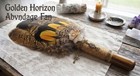 Handcrafted Golden Horizon Abundance Smudge Fan  made To Order 