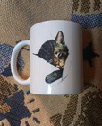 Chessie The Railroad Kitten Cat Coffee Mug C o Chesapeake And Ohio Railroad Vtg