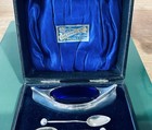 Pair Of George V Novelty Salt Cellars  B ham 1910 Retailed By Sheppard Bros 
