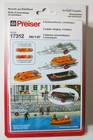 Ho Preiser   17312  Three   Rubber   Dinghy Boats And Two Trailers Kit