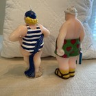 Novelty Beach Goers Candles Retirement Cake Topper