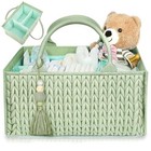  Diaper Caddy Organizer  Baby Basket Nursery Storage  Portable Changing Table 