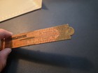 Vintage No  32 Stanley Boxwood And Brass 4 Fold 12  Ruler Slide Caliper Inv 4
