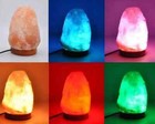 Himalayan Salt Lamp Auto Color Changing Mood Night Light Home D  cor Free Ship