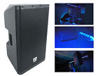 Dj Package W  2  Rockville Dx12 Speakers facade lights fogger mic stands cables