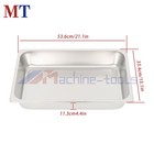 2-pack Full Size Hotel Steam Table Pan With Lid 4 Inch Deep Stainless