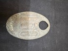 Solid Brass Dairy Cow Number Tag Double Sided   160