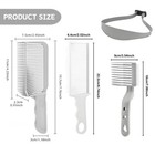 Fade Hair Trimming Comb  4pcs Barber Fade Guide For Men Haircut With Silicone   