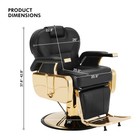 Black gold All Purpose Recline Barber Chair Hydraulic Heavyduty Salon Beauty Spa