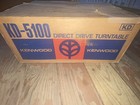 Kenwood Kd-5100 Quartz Drive Turntable With Original Box And Packing