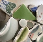 Sea Glass From Japan  Surf-tumbled Beach Glass Pottery