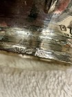 Vintage Persian  84  Sterling Silver Engraved Teacup W Glass Liner