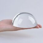 Longwin 80mm Crystal Magnifier Paperweight Glass Optical Half Ball Lens Reading