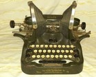 Antique Oliver No 9 Visible Typewriter Green 1912 Complete Great Printed Graphic