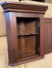 Mahogany Georgian Or Williamburg Inspired Hanging Corner Cabinet Or Cupboard