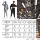 Dawnbreak Sauna Sweat Suit 2xl Silver Full Zip Hooded Heavy Duty Anti-rip silver