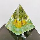 Crystal Orgone Pyramid Chakra Reiki Healing Meditation Orgonite Energy Stone