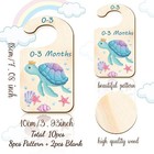 10pcs Wood Baby Wardrobe Dividers Ocean Size Divider Closet Organizers Turtle   