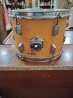 Vintage Ludwig  Tom Drum  Drum  9 X 13  Gold With Sparkles