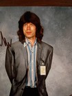 Mick Jagger   David Bowie Signed 8x10 Coa W matching Numbered Sticker 