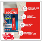 Extreme Glue 0 7 Oz  No Drip Gel Adhesive Clear Tube  each 