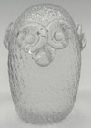 Vintage Hadeland Crystal Art Glass The Forgetful Troll Paperweight Norway Clear
