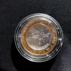  10 Dollar Gaming Chip South Coast Casino  Las Vegas Token   999 Silver