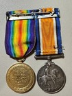          Wwi British War Medal   Victory Medal Pair   pte H  Morgan service No  185739