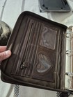 Brighton Black Leather Planner Organizer Agenda Binder 3 Ring  10 X 7 5 X  2   