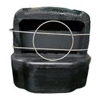 Antique Cast Iron Gas Space Heater Fireplace Insert Decorative Salvage Prop 1930