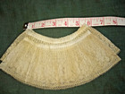 Antique Pair Of Fine Cotton Net Lace Cuffs unused