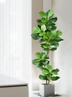 70-135cm Large Artificial Ficus Tree Fake Rubber Plant For Home Garden Decor