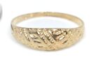10kt Yellow Gold Children s Dome Style Ring    size 3 - Gift Box- Free Shipping 