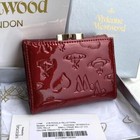Vivienne Westwood Gamaguchi Trifold Wallet Color Red Orb Enamel