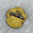 Vtg 1980 Girl Scout Membership Pin Badge Brooch Signed Bb Co Bastian Bros