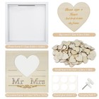 Wedding Guest Book Alternative  With 8  X8    Picture Frame For Wall Or Tableto   