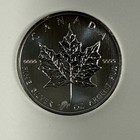 2012 Canada Maple Leaf  9999 Fine Silver 5 Dollar Coin Queen Elizabeth Ii