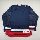 Nike Team Usa Hockey Jersey Mens M Blue Iihf Tribal 2010 Vancouver Olympics