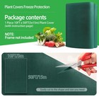 Gukulivel Plant Covers Freeze Protection  10x50ft Green Frost Blanket For
