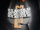 Nike Men s Benassi Jdi Logo Print Slip-on Slides White 631261-024 Size 11