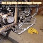 Mx Wide Driver Floorboards Fit Harley Touring Softail Dyna Road King Chrome