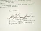 Autographed Signed Letter Tls Us Army Four Star General Andrew Goodpaster N17