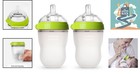 Green Baby Bottle Double Pack  8oz  Bpa-free  Anti-colic  Microwave Safe