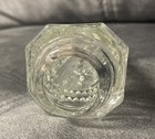 Vintage Antique Automobile Glass Bud Vase Flower Etched Hearse
