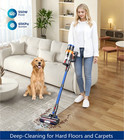 Cordless Vacuum Cleaner 65kpa 65mins Stick Lightweight For Carpet Hardwood Floor
